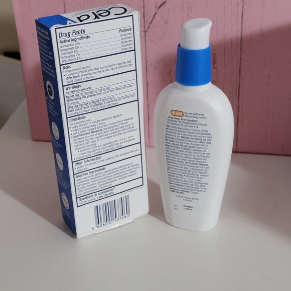 Cerave AM Facial Moisturizing Lotion SPF 30 Broad Spectrum Listing 1 of 3 - Picture 2 of 12
